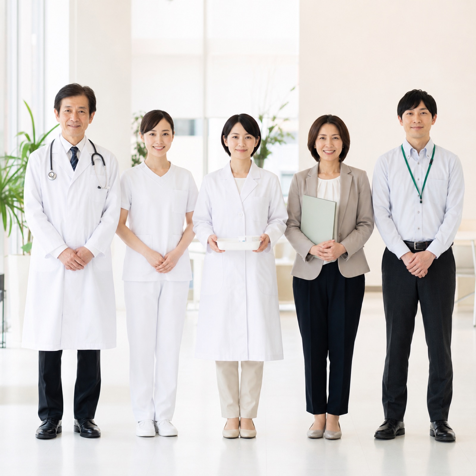 医療・介護・福祉・行政の多職種のイラスト
